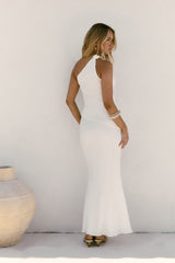Avani One-Shoulder-Set Weiß