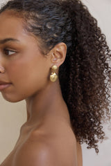 18k vergoldete Ohrringe "Dreams And Reality" Gold