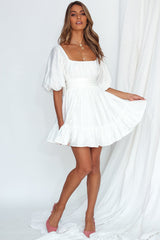 Kleid Mondstein Weiß