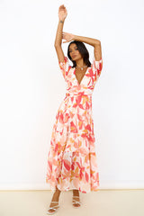 Verführerisches Soul Maxikleid Pink
