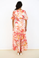 Verführerisches Soul Maxikleid Pink