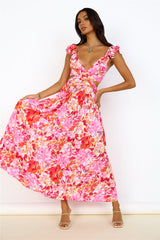 Partykleid Maxi Pink