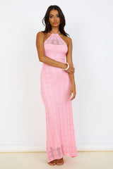 Kombucha Maxikleid Pink