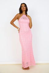 Kombucha Maxikleid Pink