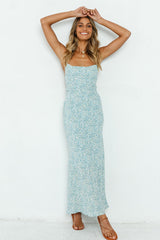 In The Air Maxikleid Blau