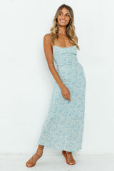 In The Air Maxikleid Blau