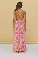 Maxikleid „Sunset Shadows“ Lila