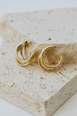 Life In Threes Ohrringe Gold