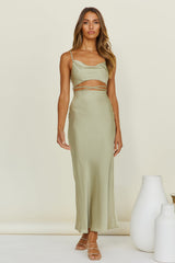 Carmela Maxikleid Salbei