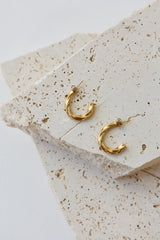 18k vergoldete Mithriel Ohrringe Gold