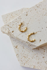 18k vergoldete Mithriel Ohrringe Gold