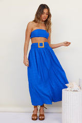 Hundred Years Crop Top Blau