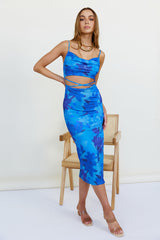 All Night Maxikleid Blau