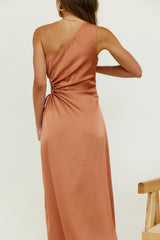 Althea Maxikleid Braun