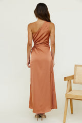 Althea Maxikleid Braun