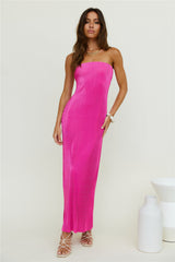 Dusk Maxi Dress Pink überlegt