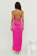 Dusk Maxi Dress Pink überlegt