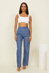 Twin Flame Hose Blau