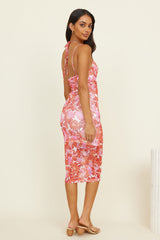 Midi-Kleid „Cherished Dreams“ Rosa