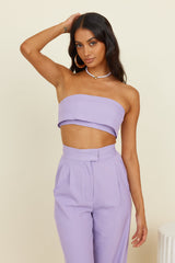 Solaris Crop Top Flieder