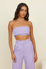 Solaris Crop Top Flieder