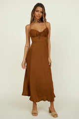 Awakenings Maxikleid Braun