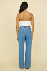 LEE 90er Mid Baggy Jeans Blue Saints