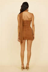 Kleid „Offenes Herz“ Braun