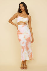 Maxikleid "Escape To Paradise" Rosa