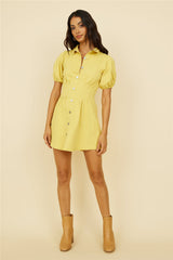 Love You Need Kleid Gelb