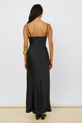 Magnetic Forces Maxikleid Schwarz