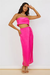 The Right Place Crop Top Rosa