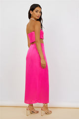 The Right Place Crop Top Rosa