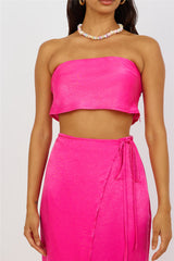The Right Place Crop Top Rosa