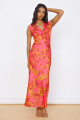 Maxikleid Radiant Skies Orange