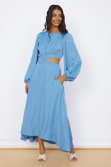 Up All Night Maxikleid Blau