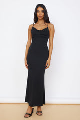 Maxikleid Pure Delight Schwarz