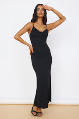 Maxikleid Pure Delight Schwarz