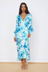 Maxikleid "Grenzenlose Möglichkeiten" Blau