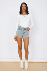 Blooming Beauty Bodysuit Weiß