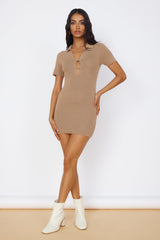 Feel Good Moments Minikleid Braun