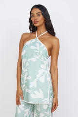 SEVEN WONDERS Ilah Neckholder-Oberteil Salbei