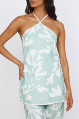 SEVEN WONDERS Ilah Neckholder-Oberteil Salbei