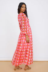 Traumhaftes Maxikleid Rosa