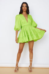 HELLO MOLLY Sweetest Treat Minikleid Limette