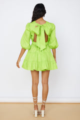 HELLO MOLLY Sweetest Treat Minikleid Limette