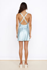 Serene Sunrise Kleid Blau