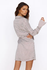 Mediterranean Glow Minikleid Braun