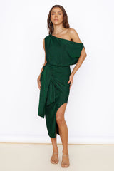 Midikleid Thunderstorm Grün