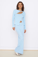 Garten Eden Maxirock Blau